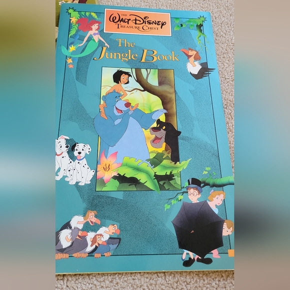 The Walt Disney Treasure Chest 1991 Book Collection Jungle Book Little Mermaid - Picture 4 of 9